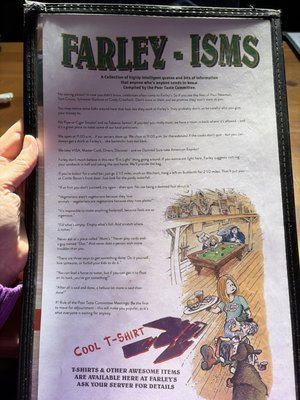 Menu photo 2 Farley's Food Fun & Pub Roswell, NM Menu photo 2 Farley's Food Fun & Pub Roswell, NM