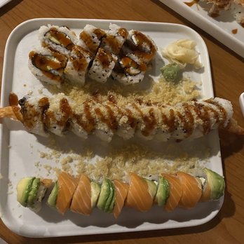 Best Thai & Sushi - Eel cream cheese roll. Celebration Roll. JB Deluxe roll - Thai Near Me - Zephyrhills, Florida