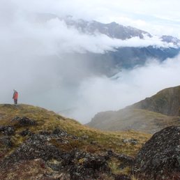 ATV GLACIER TOUR The spot where we stopped for lunch.... AMAZING.  Just having a picnic lunch at the top of the world