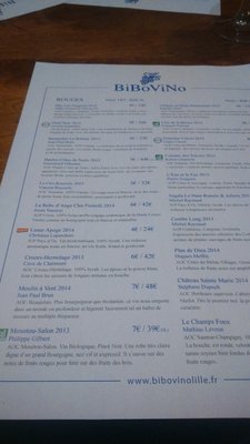Menu photo 2 Bibovino Lille, 59