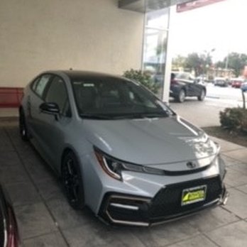 Toyota Pasadena - 2021 Cement Corolla Apex SE at Toyota of Pasadena - Auto Repair Near Me - Pasadena, California