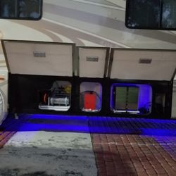 BBMotorhomes - Under carriage lights installation.
