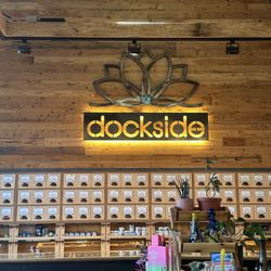 Dockside Cannabis - SODO - Interior photo from the POV of someone waiting in line to check out.