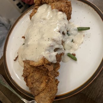 Opal's Table - Chicken fried steak. It's a steak, not chicken. - New American Near Me - Midland, Texas