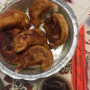 Chen's Kitchen - Pork gyoza (a little big for typical gyoza, texture of a dumpling) - Chinese Near Me - Towson, Maryland
