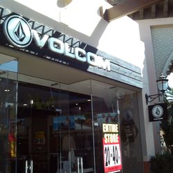 Volcom - Store front during closing sale.