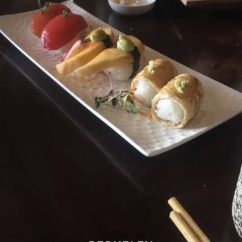 Tane Vegan Izakaya - Yuba nigiri and mango nigiri good. Tomato nigiri great - Vegan Near Me - Berkeley, California Tane Vegan Izakaya - Yuba nigiri and mango nigiri good. Tomato nigiri great - Vegan Near Me - Berkeley, California