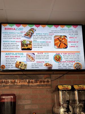 Menu photo 2 Torito Mexican Eats Madison, WI