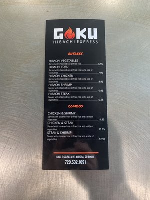 Menu photo 6 Goku Hibachi Express Aurora, CO