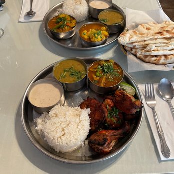 Himalayan Restaurant - Tandoori chicken and veg thali. - Indian Near Me - Big Bear Lake, California Himalayan Restaurant - Tandoori chicken and veg thali. - Indian Near Me - Big Bear Lake, California