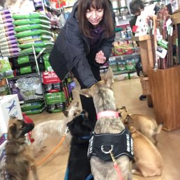 Brought a group of pups to the store for some treat sampling :)