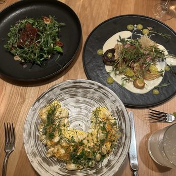 Sweet Basil - Beef and broccoli, crab tagliolini, duck - New American Near Me - Vail, Colorado Sweet Basil - Beef and broccoli, crab tagliolini, duck - New American Near Me - Vail, Colorado