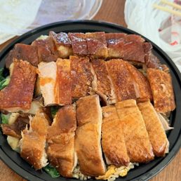 Roast pork, duck and bbq rib