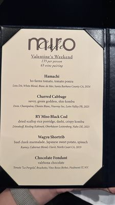 Menu photo 5 Cafe Miro Honolulu, HI Menu photo 5 Cafe Miro Honolulu, HI