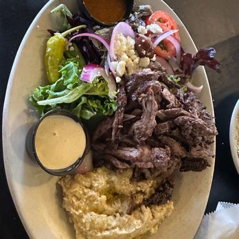 Pasha Mediterranean Grill - Beef Shawarma Plate - Mediterranean Near Me - San Antonio, Texas