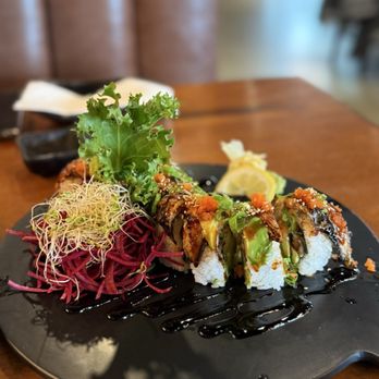 Sushi Mura - Double Dragon Roll $18.95 - 8/10 - Japanese Near Me - Richmond, British Columbia Sushi Mura - Double Dragon Roll $18.95 - 8/10 - Japanese Near Me - Richmond, British Columbia