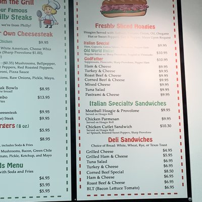 Menu photo 2 Philly Steaks Albuquerque, NM