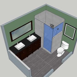 McManus Kitchen & Bath - Master bath, rough design