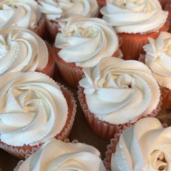Addies Sweet Treats - Strawberry tres leches cupcakes