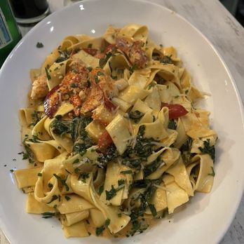 Nola - Lobster tagliatelle- perfectly cooked claw meat - Italian Near Me - Seaford, New York