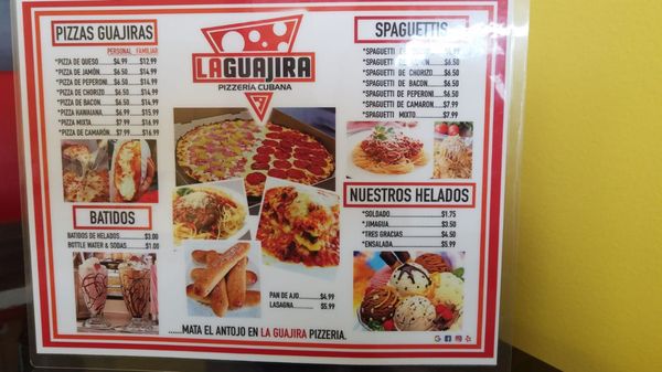 Menu photo 6 La guajira pizzería Cubana Hialeah, FL Menu photo 6 La guajira pizzería Cubana Hialeah, FL