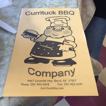 Currituck BBQ - The take home menu - Barbeque Near Me - Barco, North Carolina