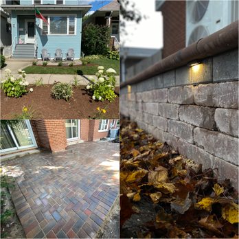 B&B Landscaping Services - Retaining wall with lights, paver patio, and landscape design - Landscaping Near Me B&B Landscaping Services - Retaining wall with lights, paver patio, and landscape design - Landscaping Near Me