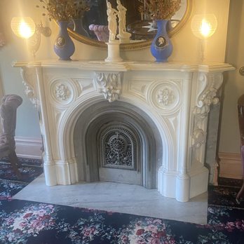David Davis  Mansion - Ornate Fireplace - Museums Near Me - Bloomington, Illinois