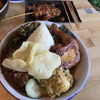 Rasa Rasa Kitchen - Nasi Padang Platter - Asian Fusion Near Me - San Francisco, California Rasa Rasa Kitchen - Nasi Padang Platter - Asian Fusion Near Me - San Francisco, California