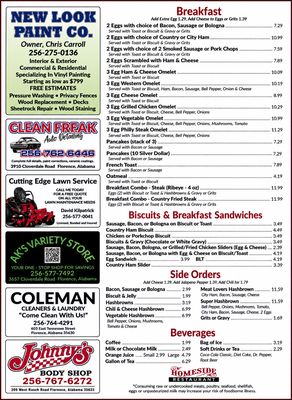 Menu photo 3 Homeside Restaurant Florence, AL Menu photo 3 Homeside Restaurant Florence, AL