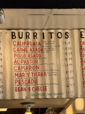 Menu photo 6 The Taco Stand La Jolla, CA