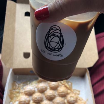 Ball Ball Waffle - Hong Kong Style milk tea and Hong Kong style peanut butter waffle - Hong Kong Style Cafe Near Me - Cleveland, Ohio Ball Ball Waffle - Hong Kong Style milk tea and Hong Kong style peanut butter waffle - Hong Kong Style Cafe Near Me - Cleveland, Ohio