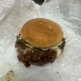 Mushroom Smash Burger