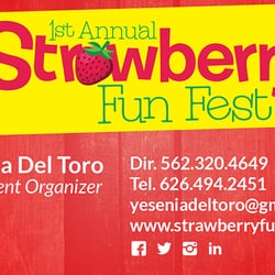 Strawberry Fun Festival 2015 - Our business card