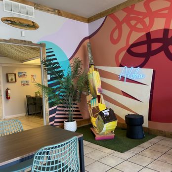 Lolo Kai - Cheerful surfer vibe decor - New American Near Me - Galveston, Texas Lolo Kai - Cheerful surfer vibe decor - New American Near Me - Galveston, Texas