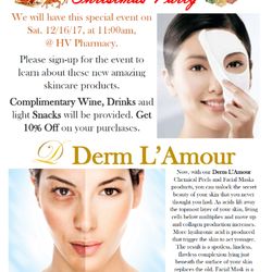 HV Pharmacy - Chemical Peels & Masks Christmas Party event at HV Pharmacy.