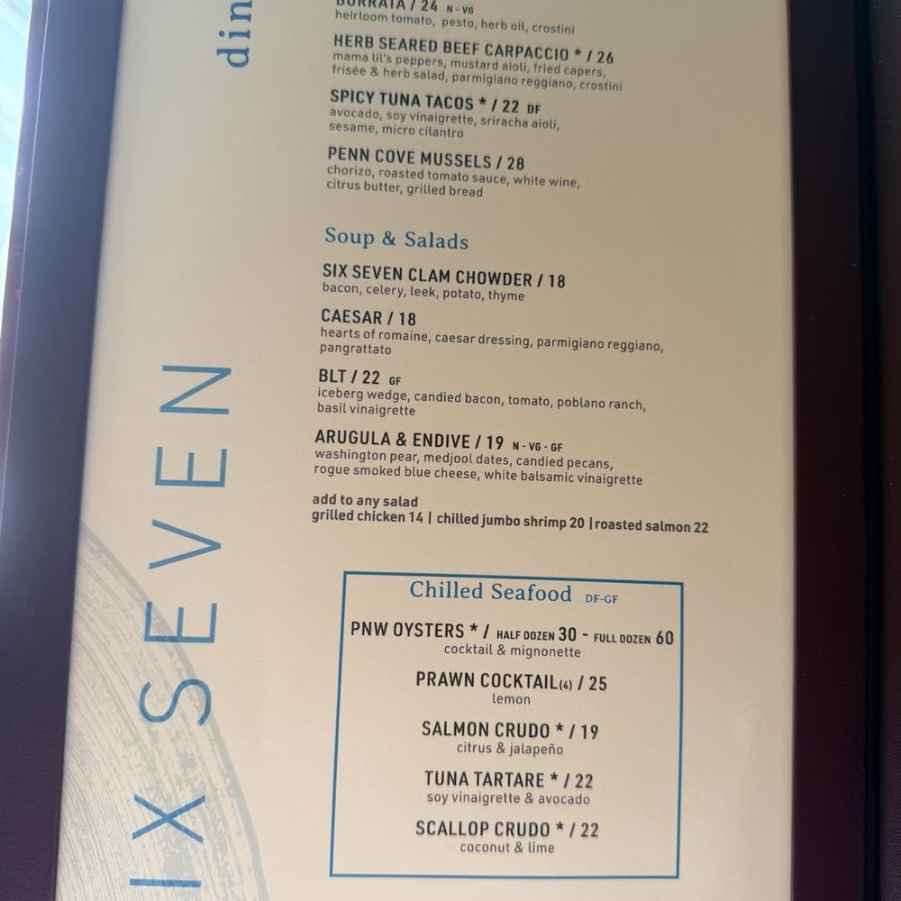 Six Seven Restaurant - New American Near Me - Seattle, Washington Six Seven Restaurant - New American Near Me - Seattle, Washington