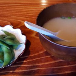 Sushido - Edamame (steamed) and low-sodium Miso