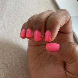 "French tip" less than one day after service "French tip" less than one day after service
