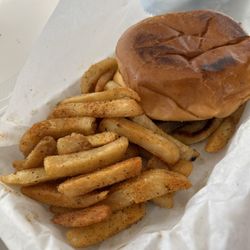Off The Bone - Burger and fries