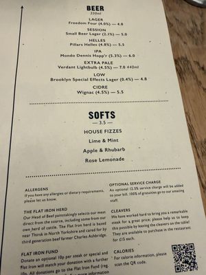 Menu photo 4 Flat Iron Covent Garden, XGL Menu photo 4 Flat Iron Covent Garden, XGL