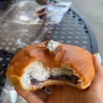 Yoon's Bakery - Red bean & sesame cream bun - Bakeries Near Me - Ann Arbor, Michigan