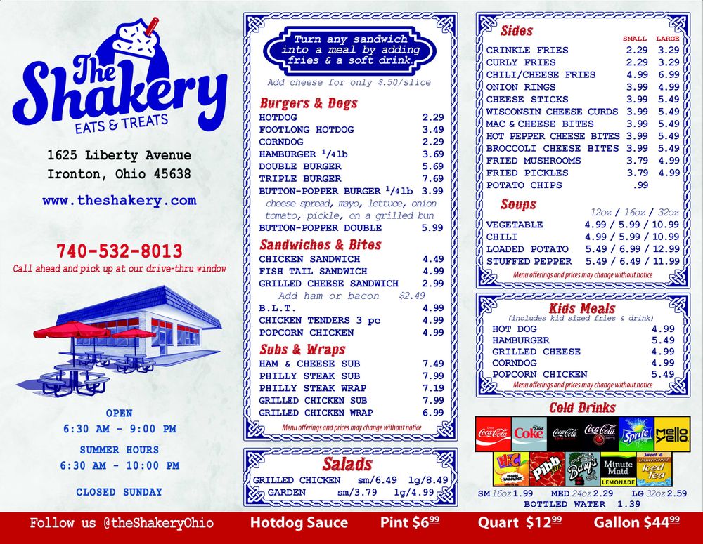 THE SHAKERY EATS & TREATS Updated August 2024 13 Reviews 1625