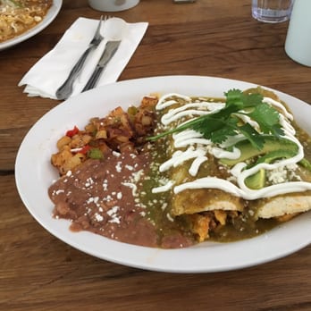 Casa Latina - Enchiladas with eggs and chorizo - Mexican Near Me - Berkeley, California Casa Latina - Enchiladas with eggs and chorizo - Mexican Near Me - Berkeley, California