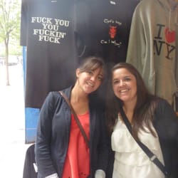 The tee shirt sez it all. Hi Carolina & Andrea !