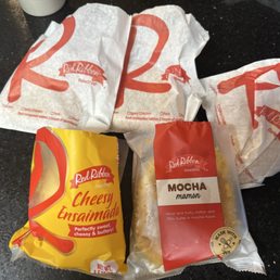 3 chicken empanadas & a cheese & a mocha bread 3 chicken empanadas & a cheese & a mocha bread