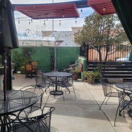 Outdoor seating area
