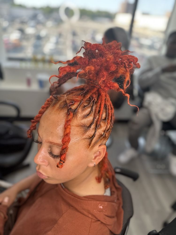 THE LOC BADDIE STUDIO Request an Appointment 1967 Turnbull Ave, Bronx, New York Hair