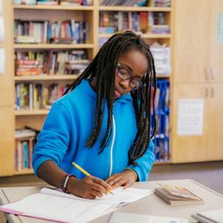 Writers' Workshop gives students plenty of time to write during class.