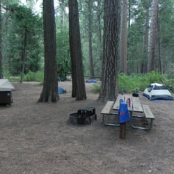 Backpackers Campground - Nice picnic tables, fire rings and bear boxes.
